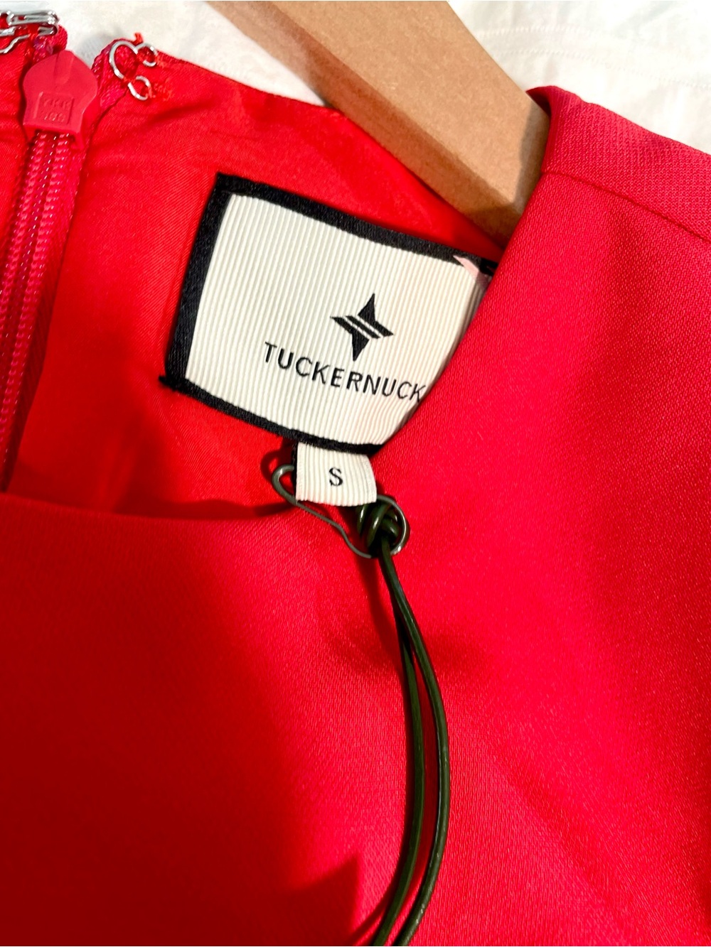 Tuckernuck Sienna Wrap Dress NWT Poppy & Hot Pink Mini (Small / S) - Picture 6 of 8